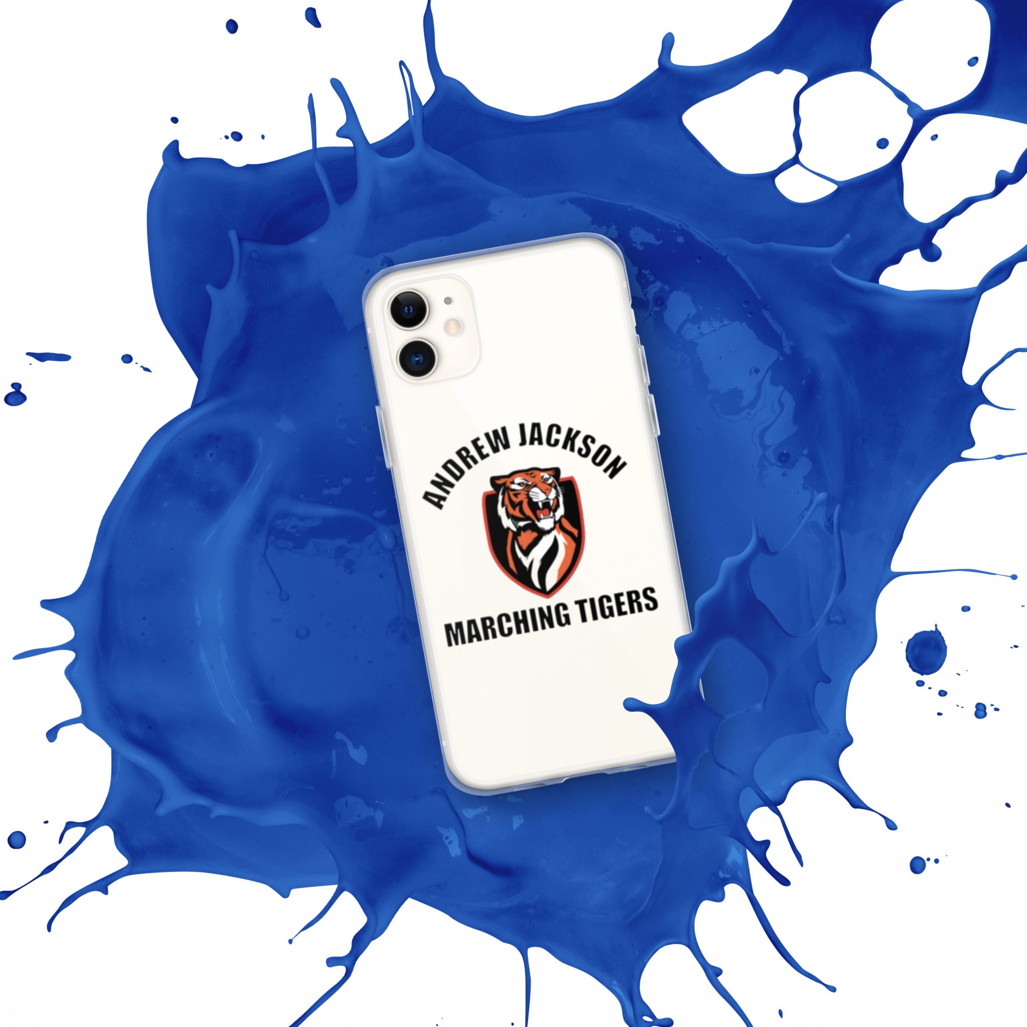 Clear AJHS Marching Tigers Case for iPhone®