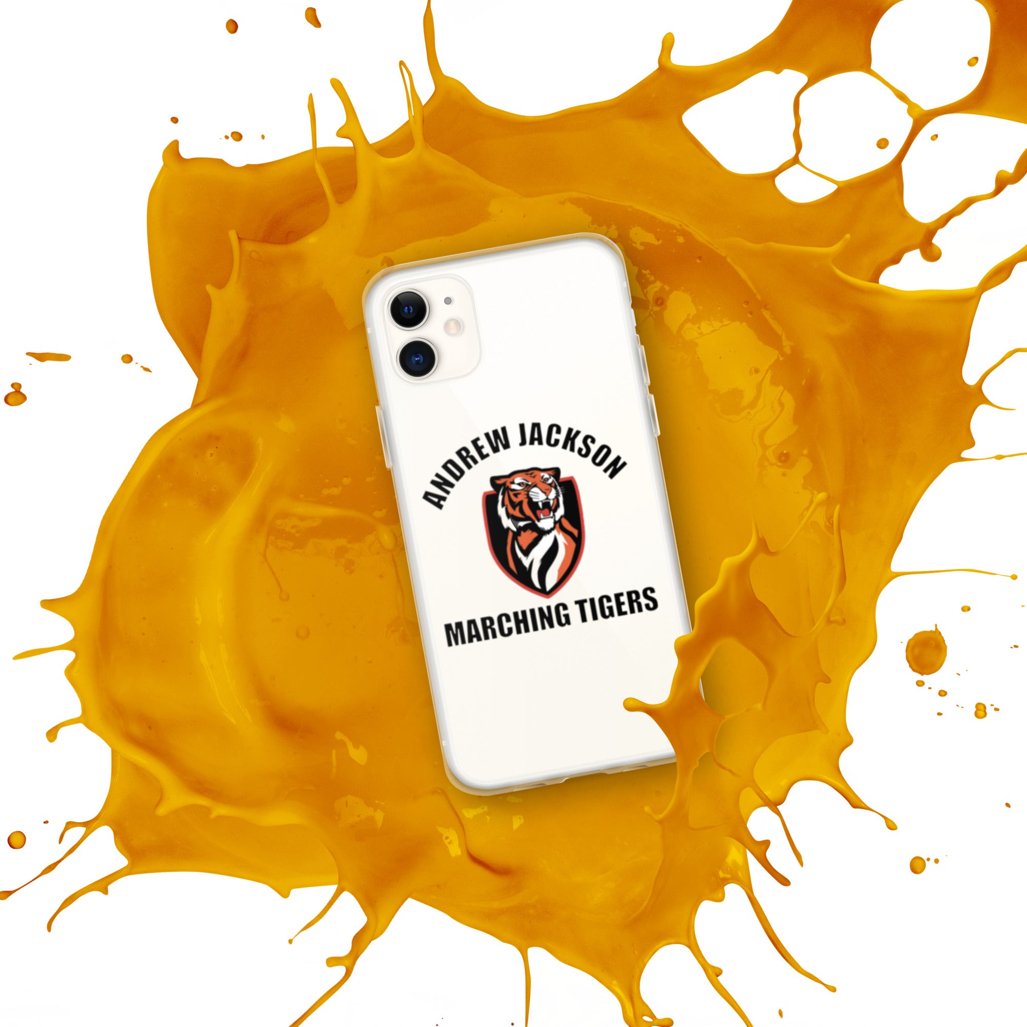 Clear AJHS Marching Tigers Case for iPhone®