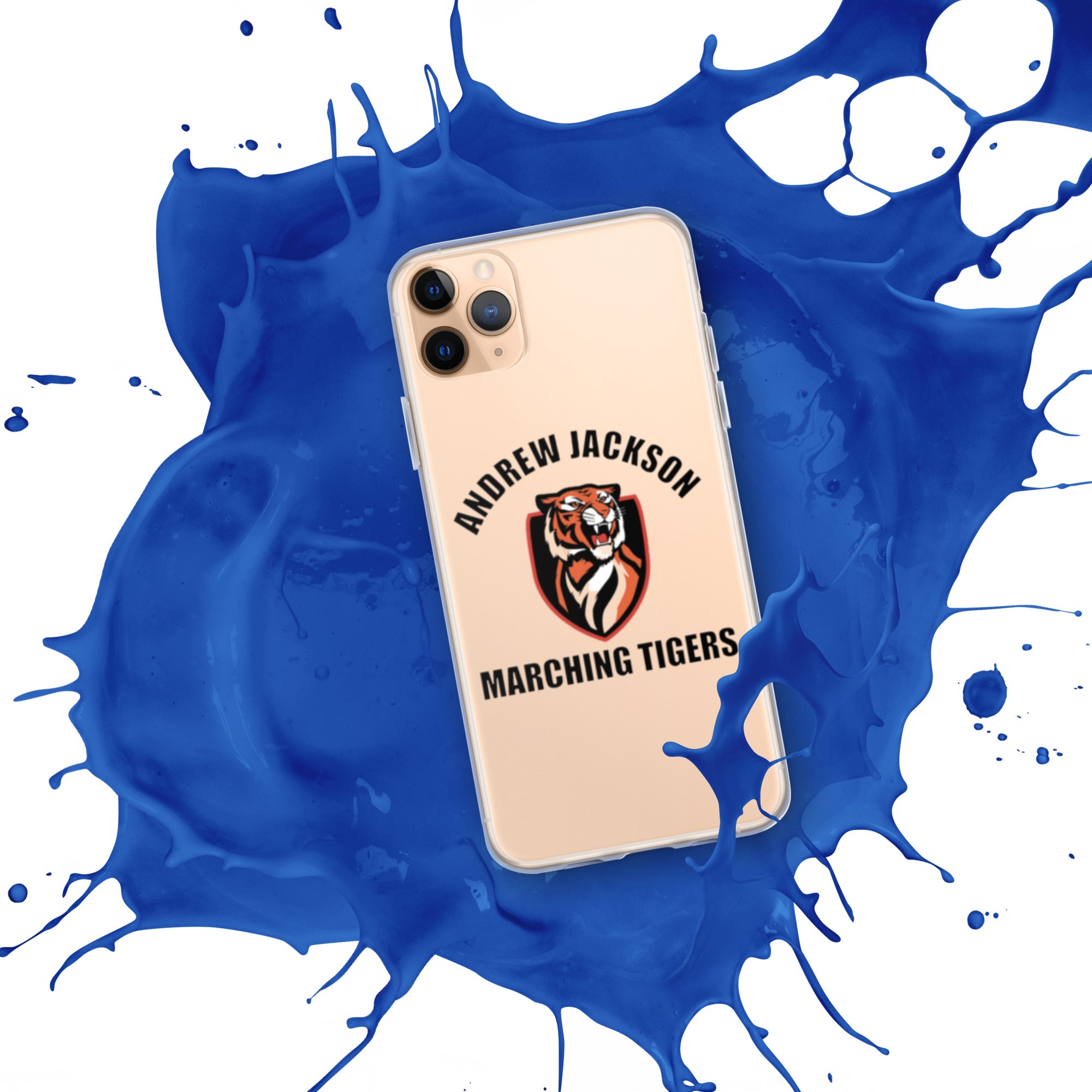 Clear AJHS Marching Tigers Case for iPhone®