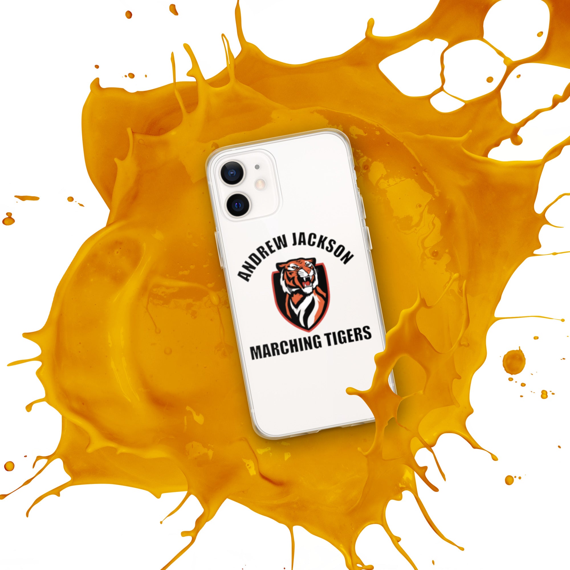 Clear AJHS Marching Tigers Case for iPhone®