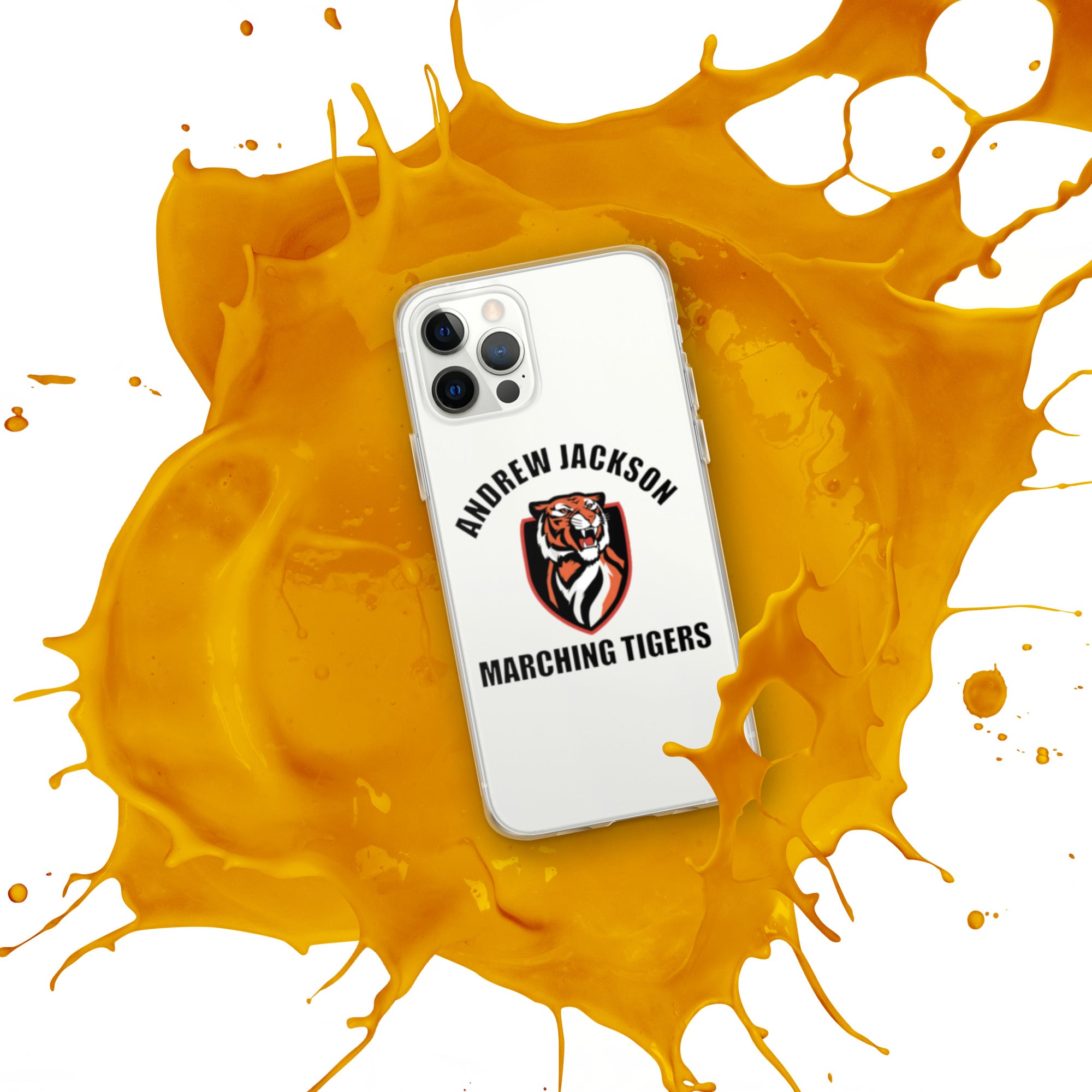 Clear AJHS Marching Tigers Case for iPhone®