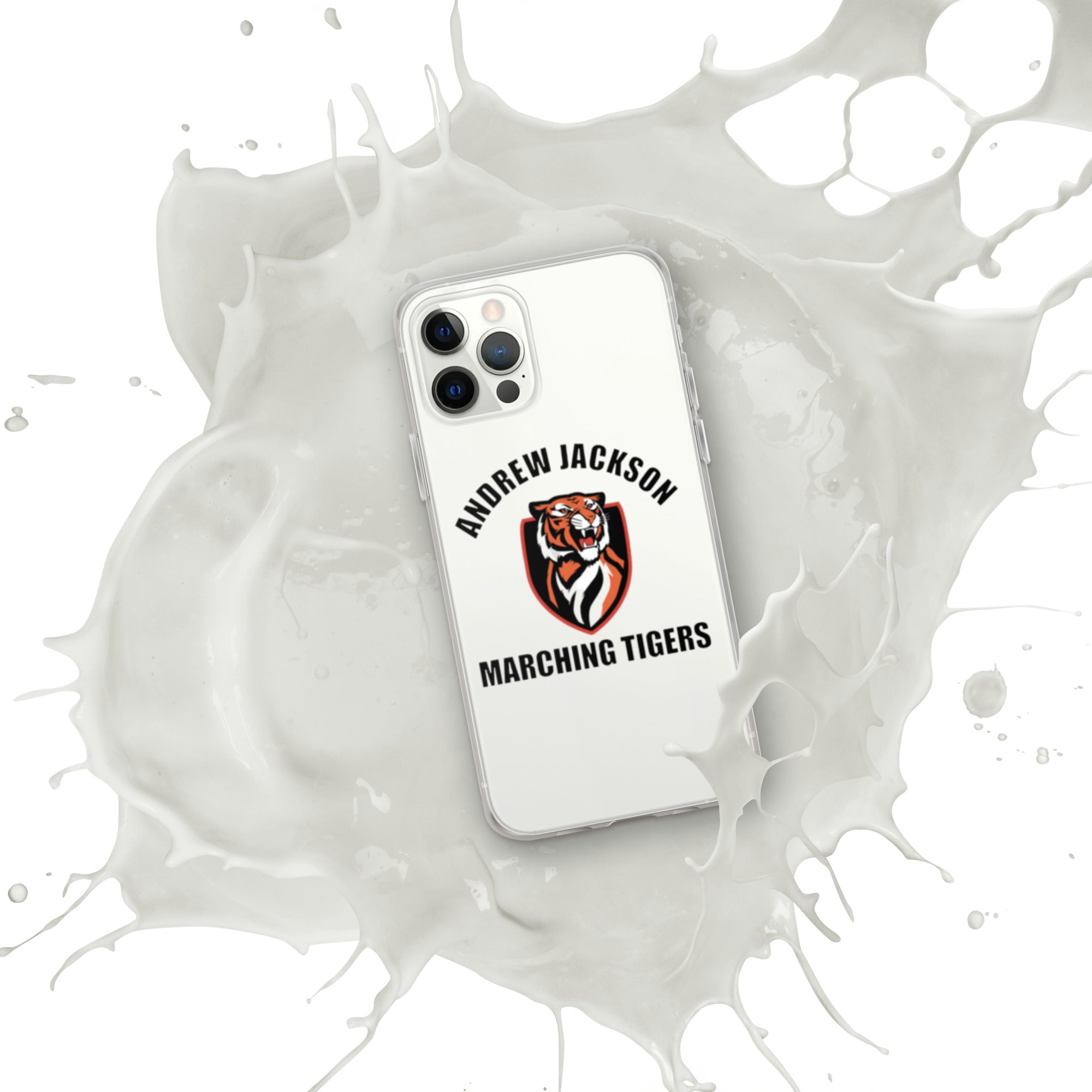 Clear AJHS Marching Tigers Case for iPhone®