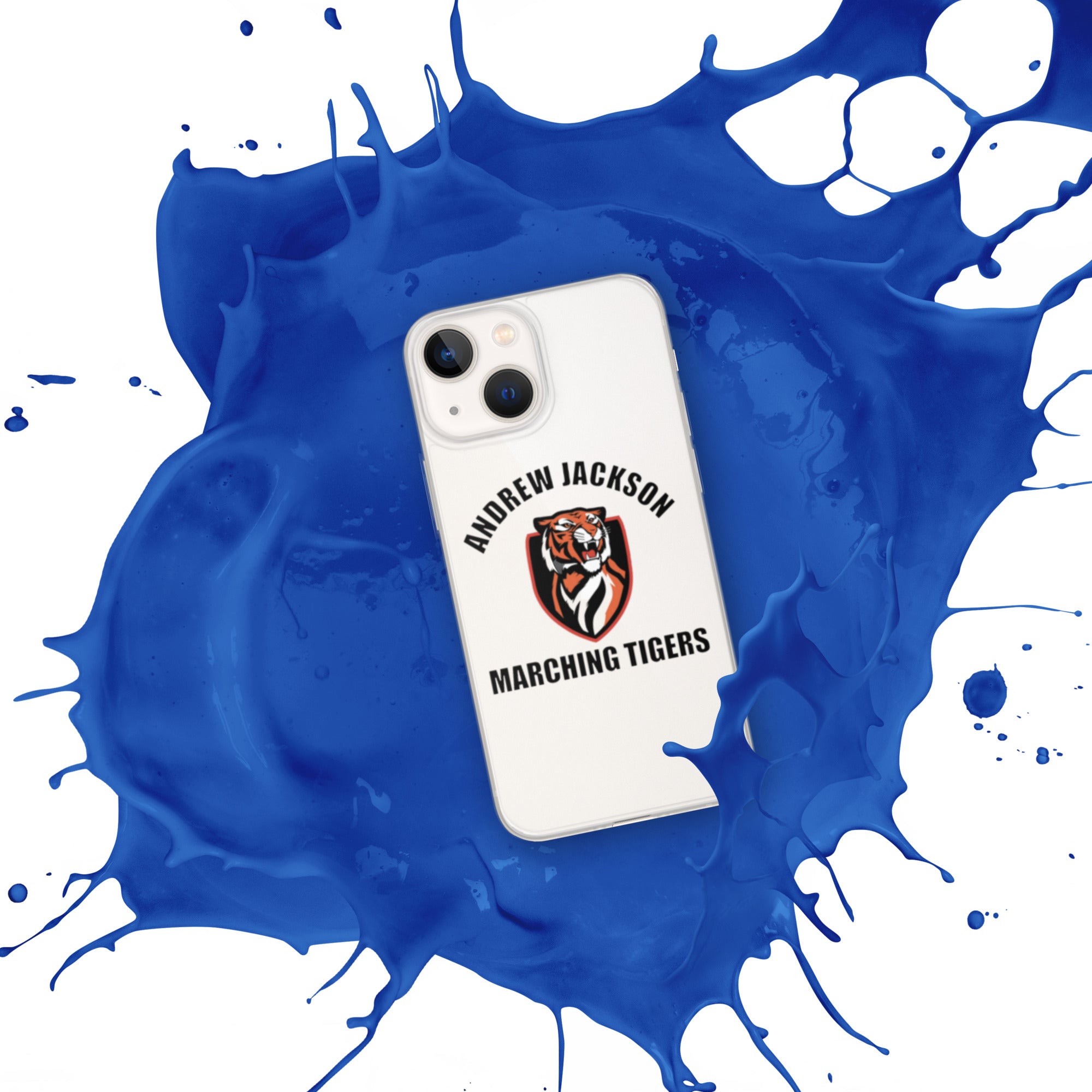 Clear AJHS Marching Tigers Case for iPhone®