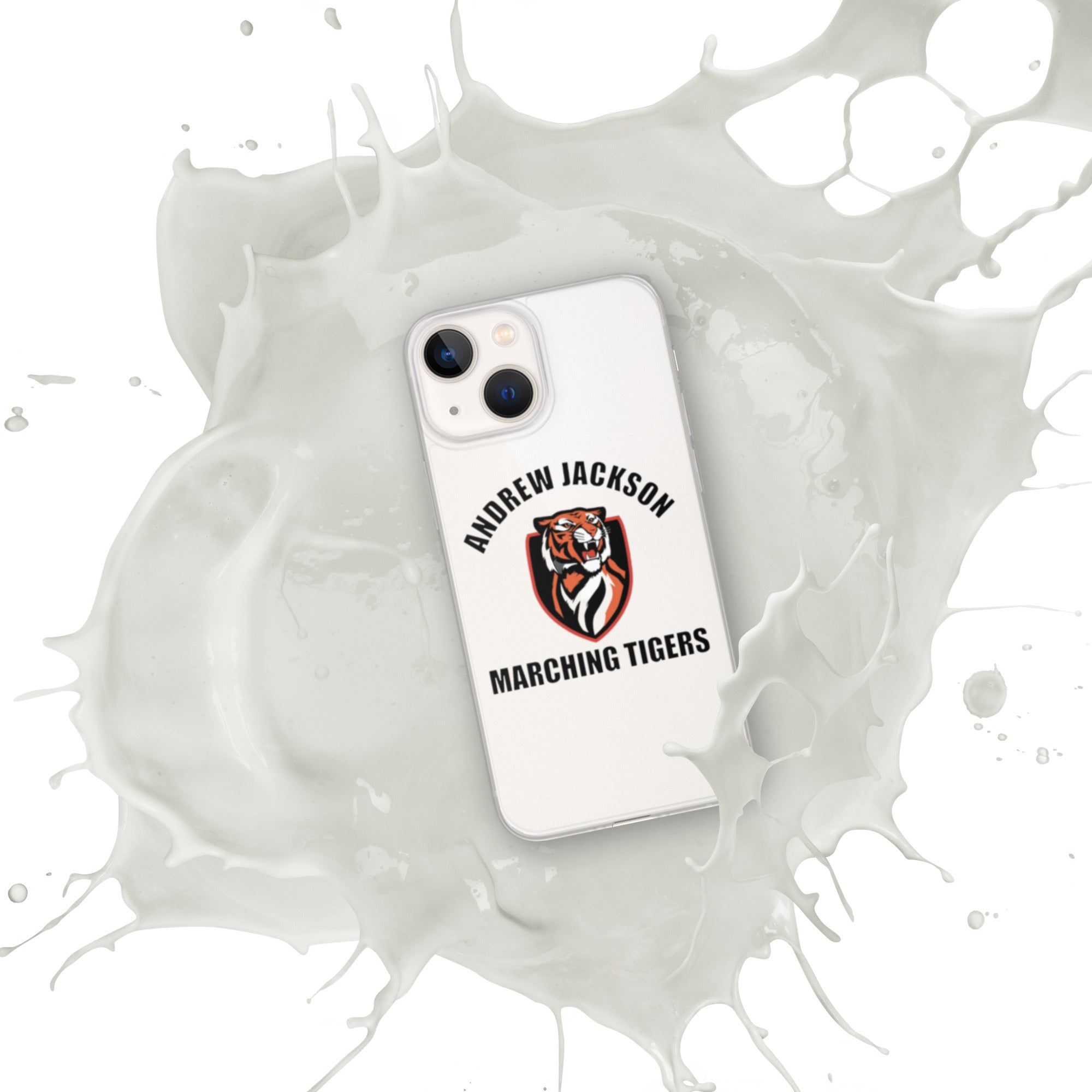 Clear AJHS Marching Tigers Case for iPhone®