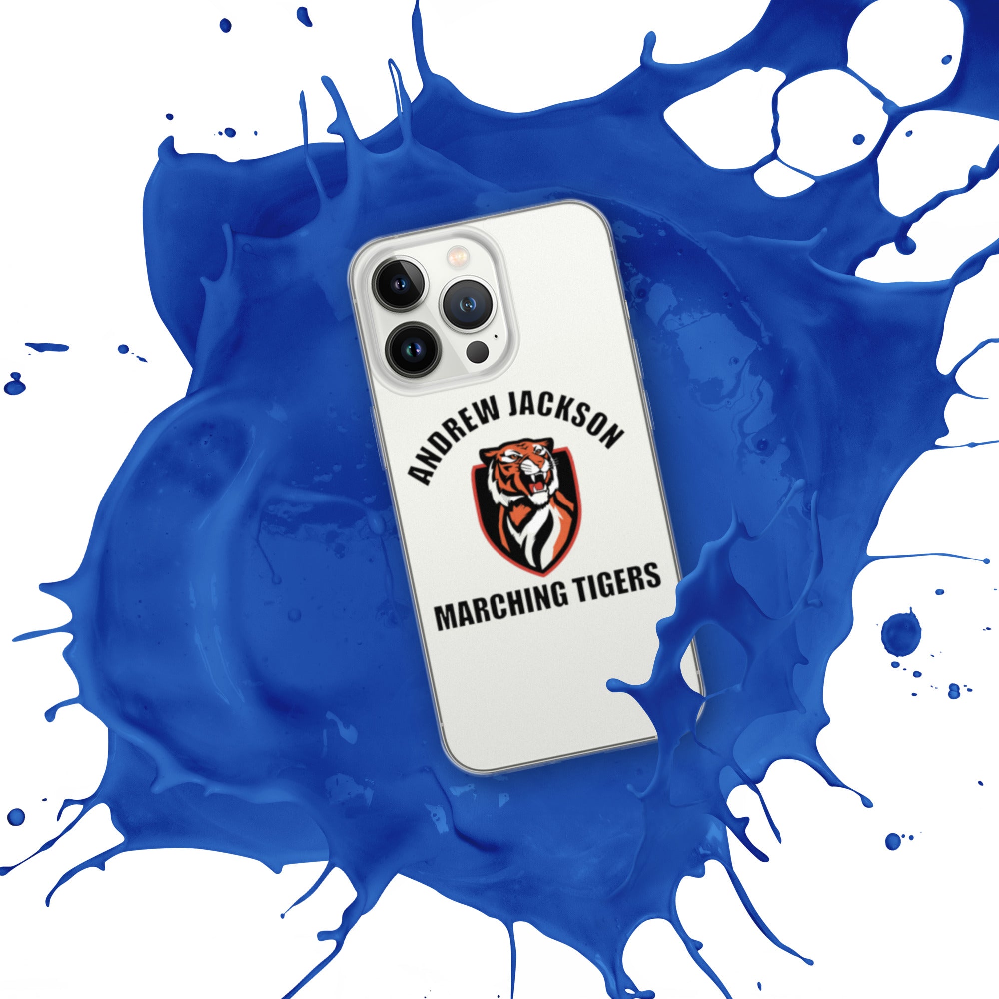 Clear AJHS Marching Tigers Case for iPhone®