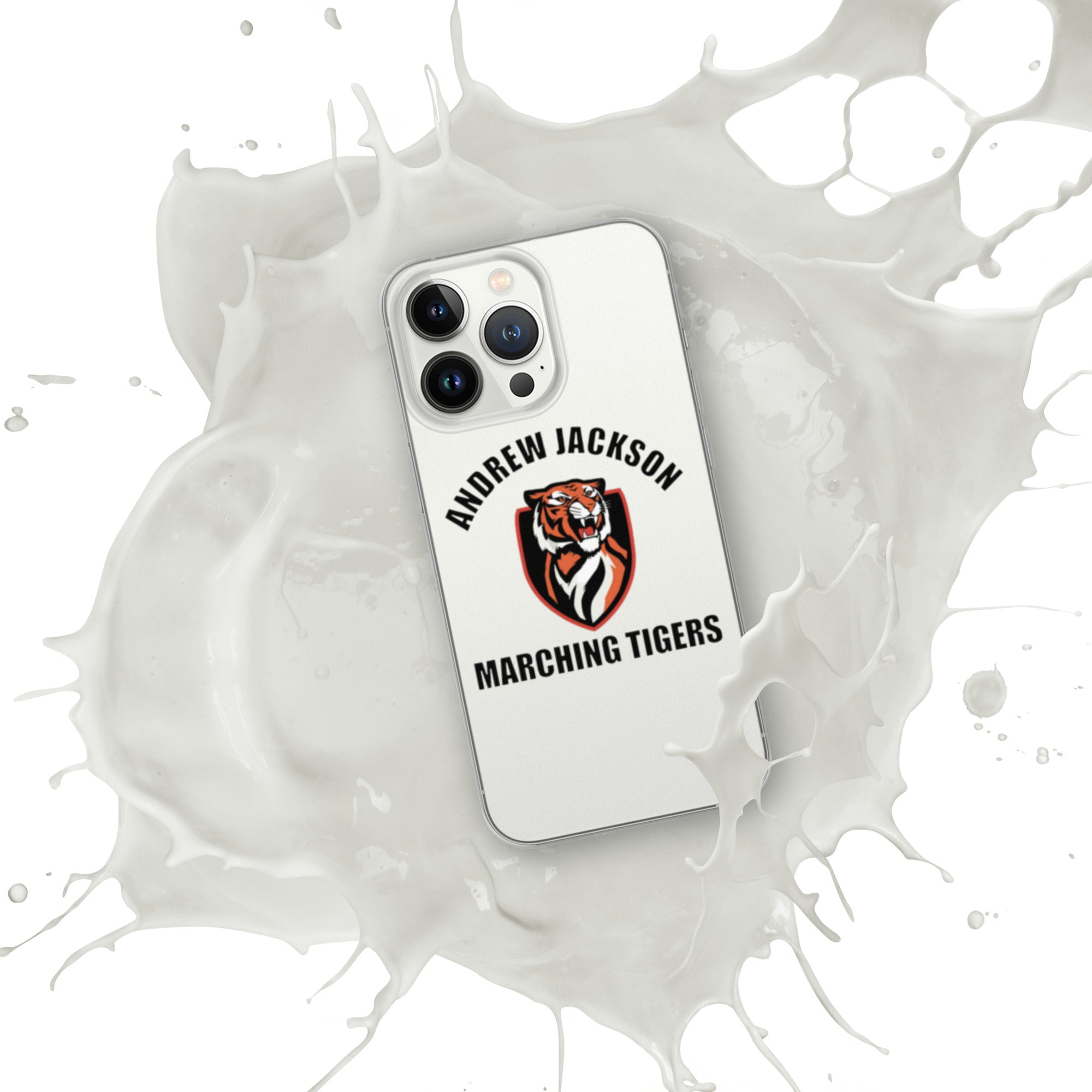 Clear AJHS Marching Tigers Case for iPhone®