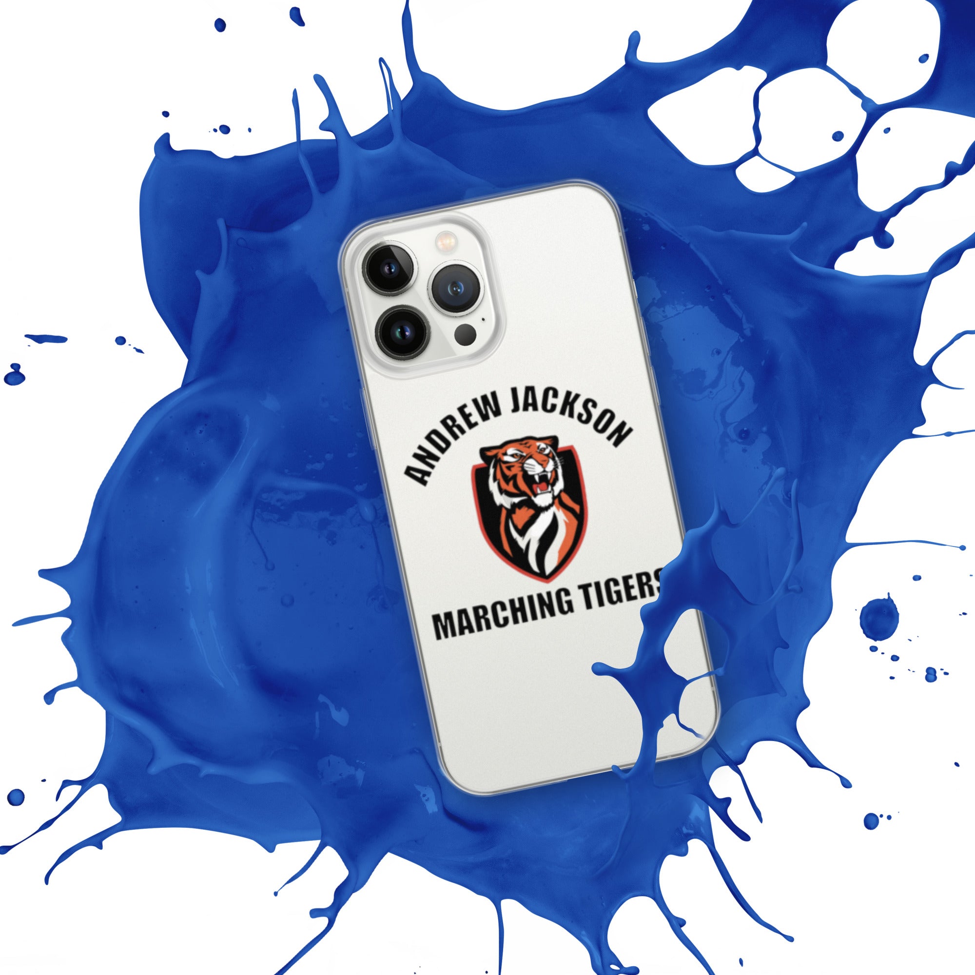 Clear AJHS Marching Tigers Case for iPhone®