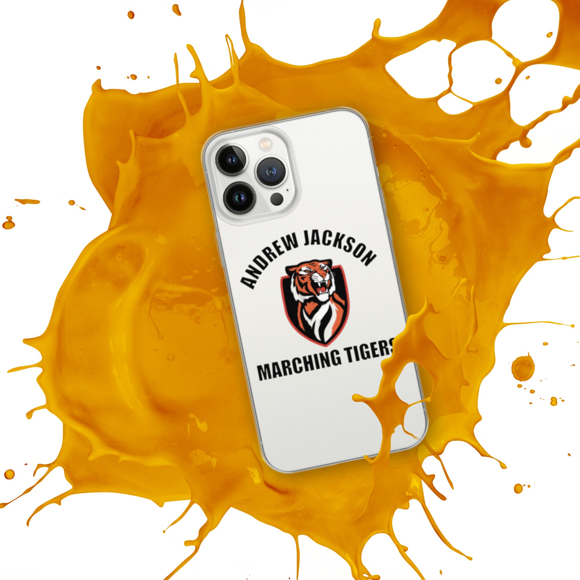 Clear AJHS Marching Tigers Case for iPhone®