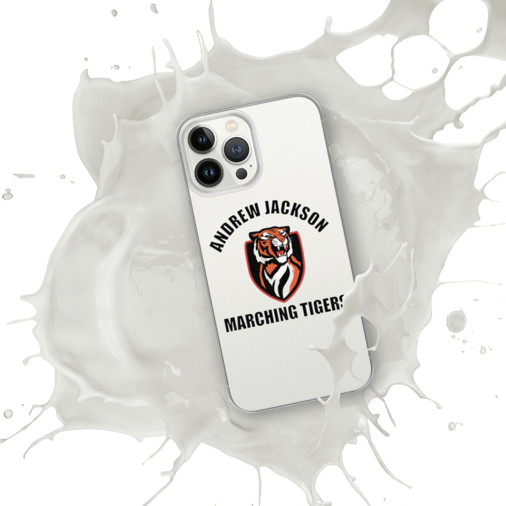 Clear AJHS Marching Tigers Case for iPhone®