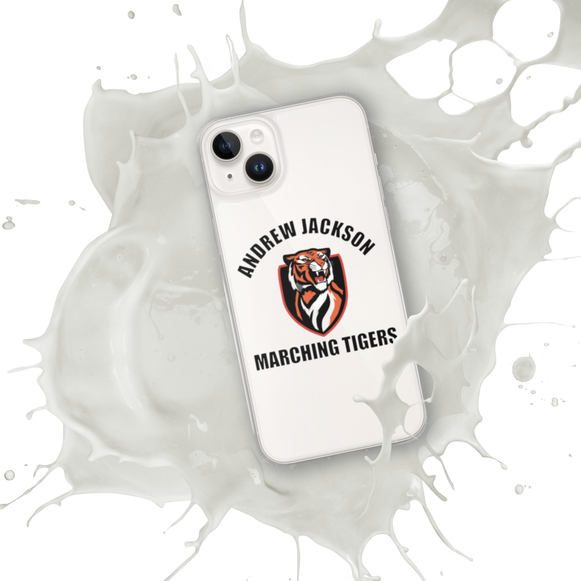 Clear AJHS Marching Tigers Case for iPhone®