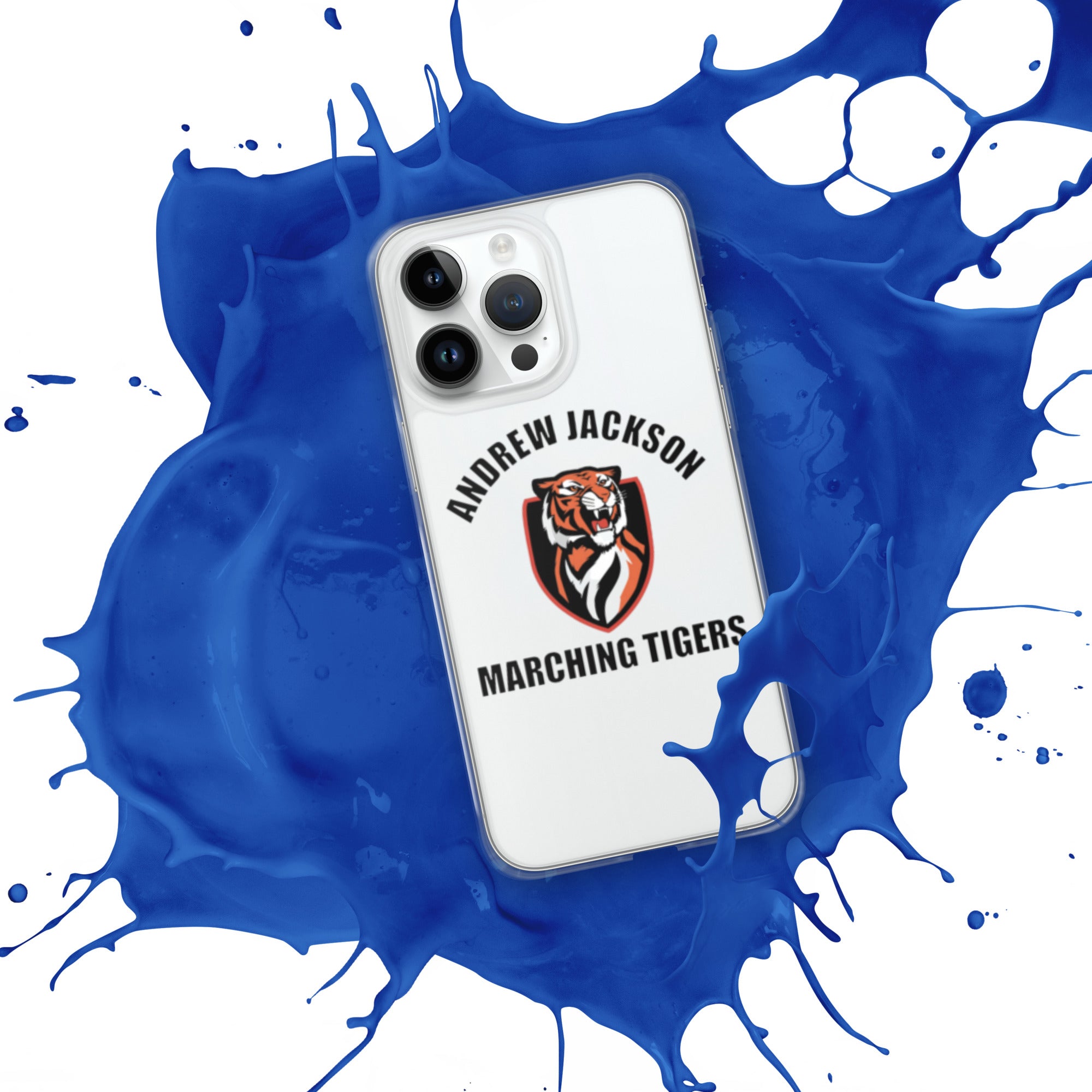 Clear AJHS Marching Tigers Case for iPhone®