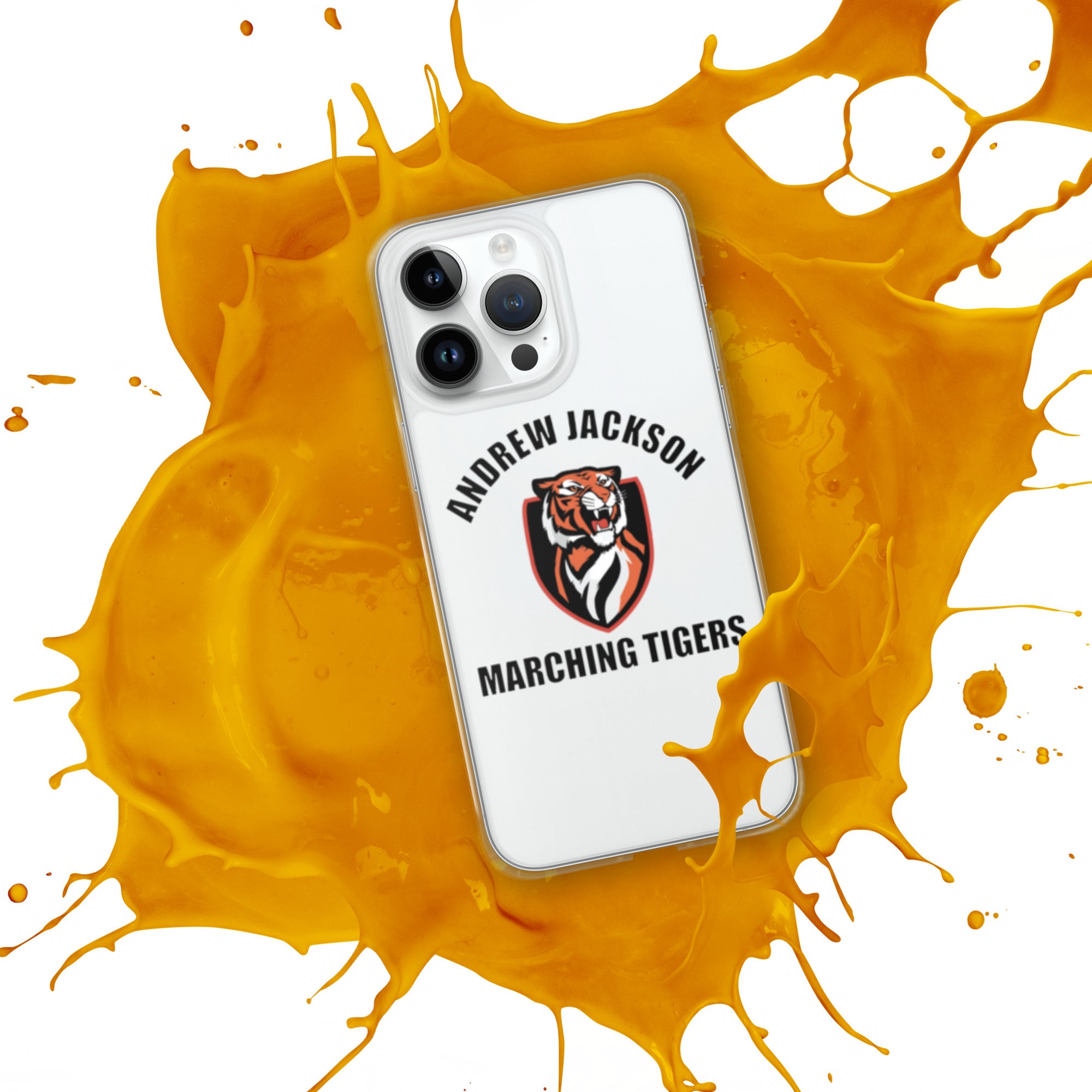 Clear AJHS Marching Tigers Case for iPhone®