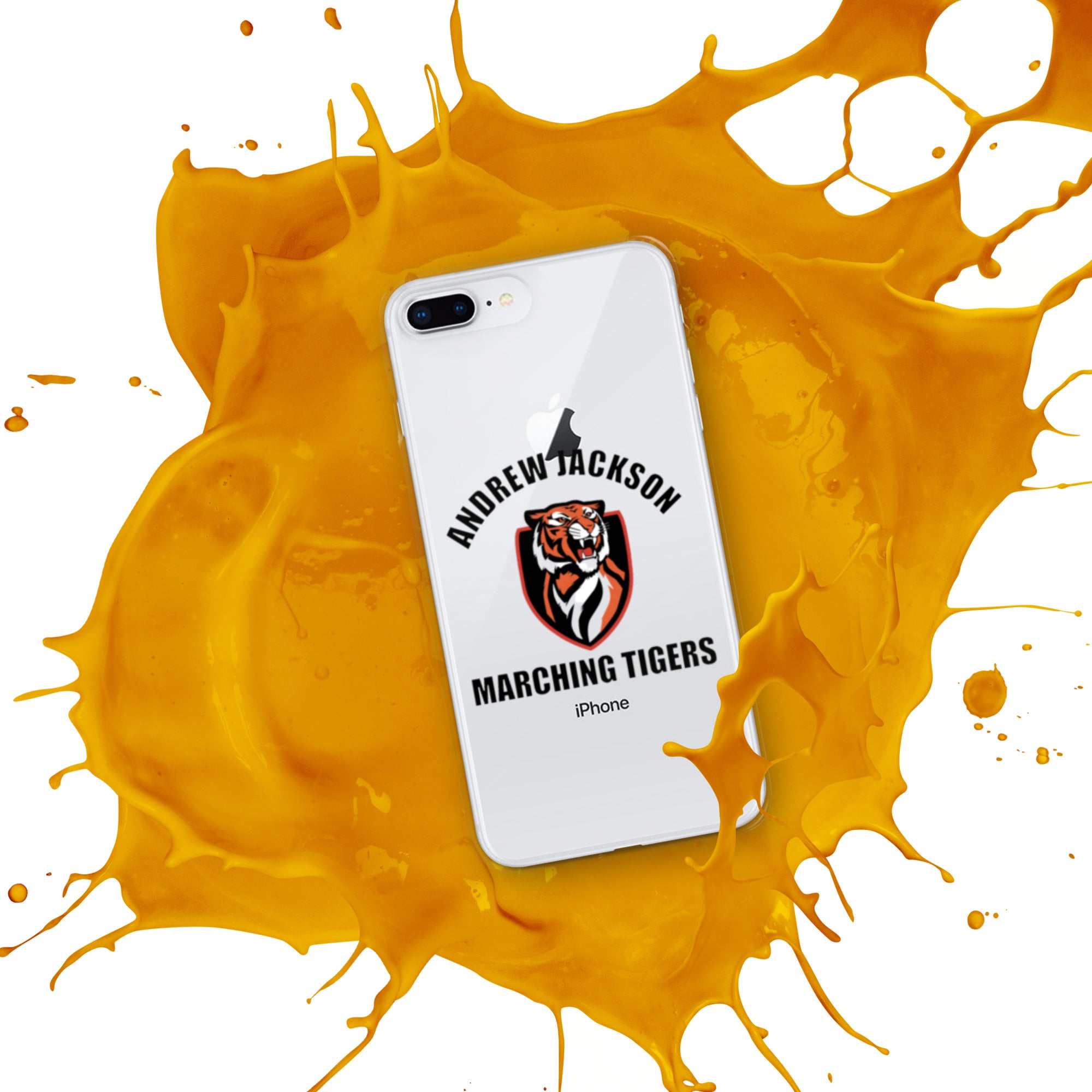 Clear AJHS Marching Tigers Case for iPhone®