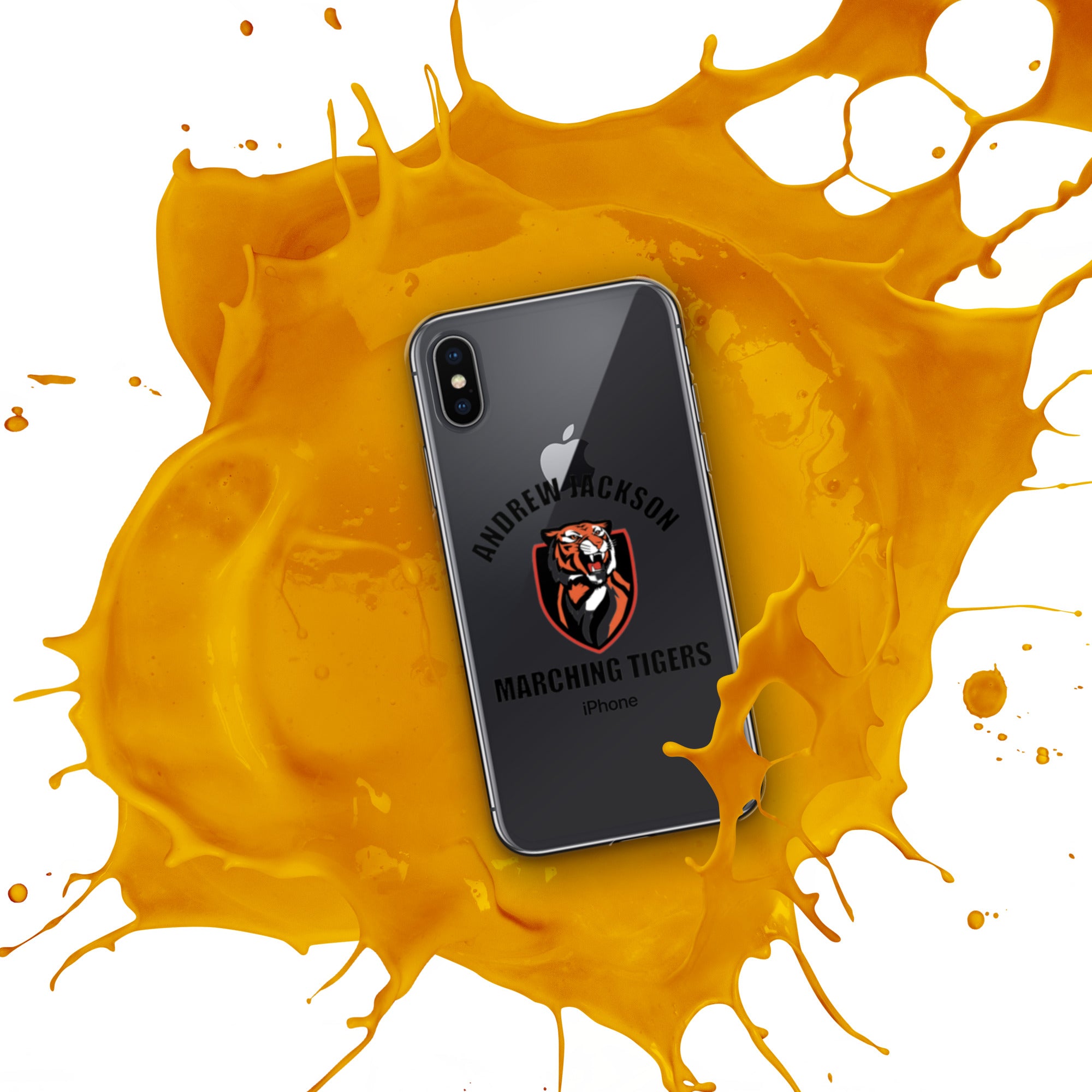 Clear AJHS Marching Tigers Case for iPhone®