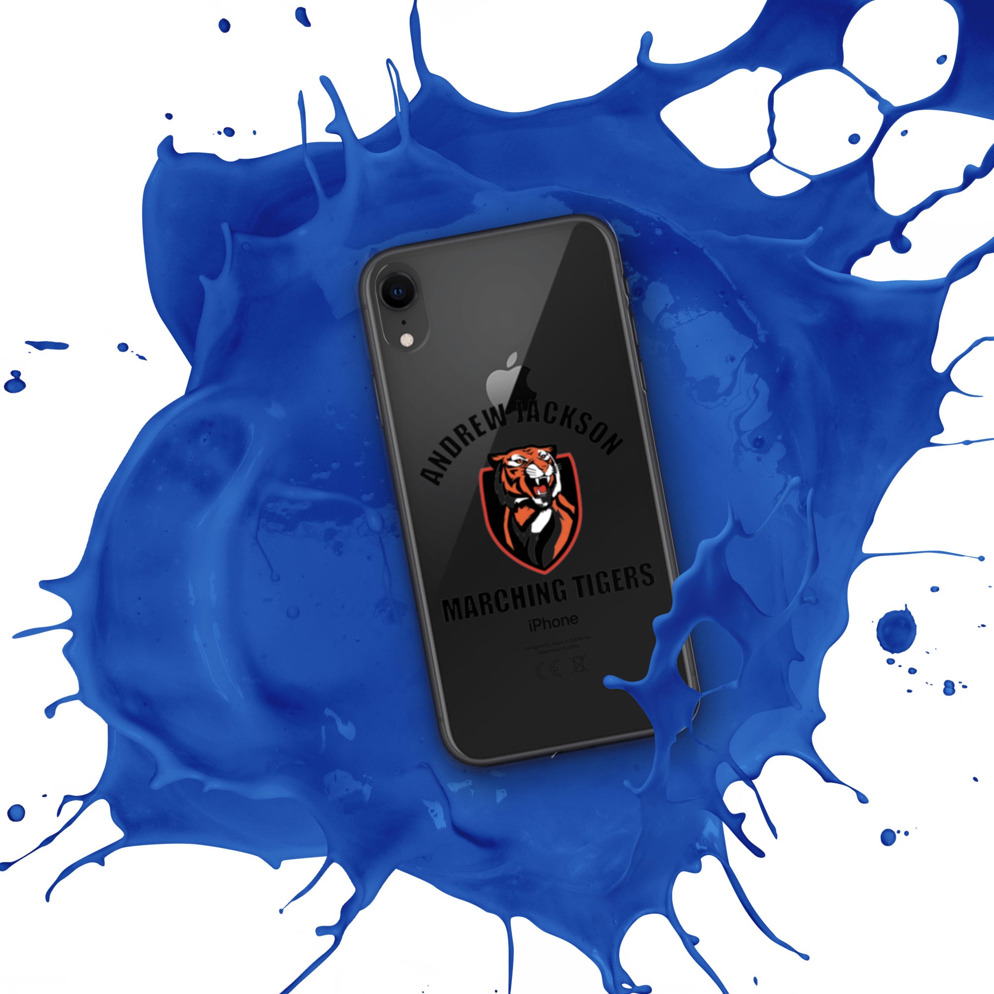 Clear AJHS Marching Tigers Case for iPhone®