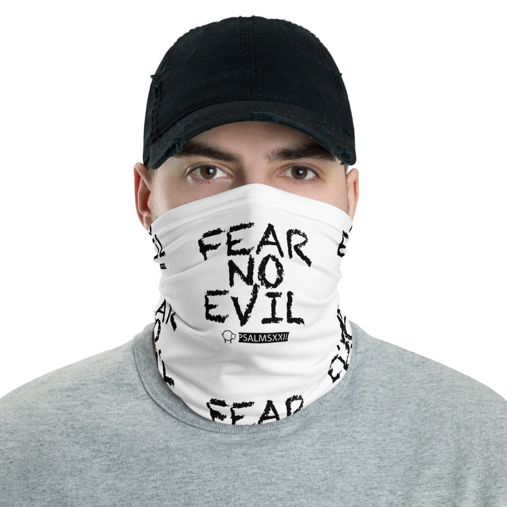 White Psalmsxxiii Neck Gaiter