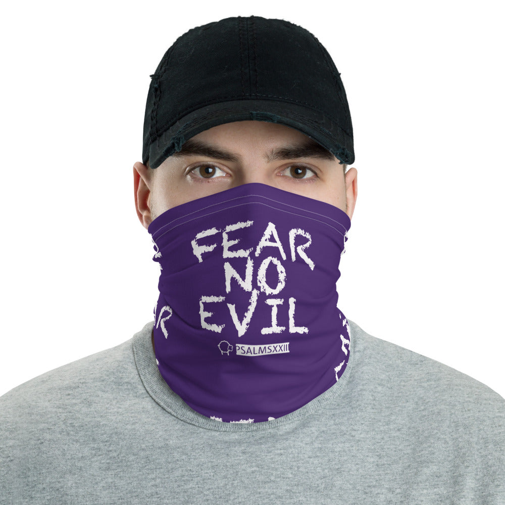 Purple Psalmsxxiii Neck Gaiter