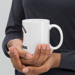 AJHS White glossy mug