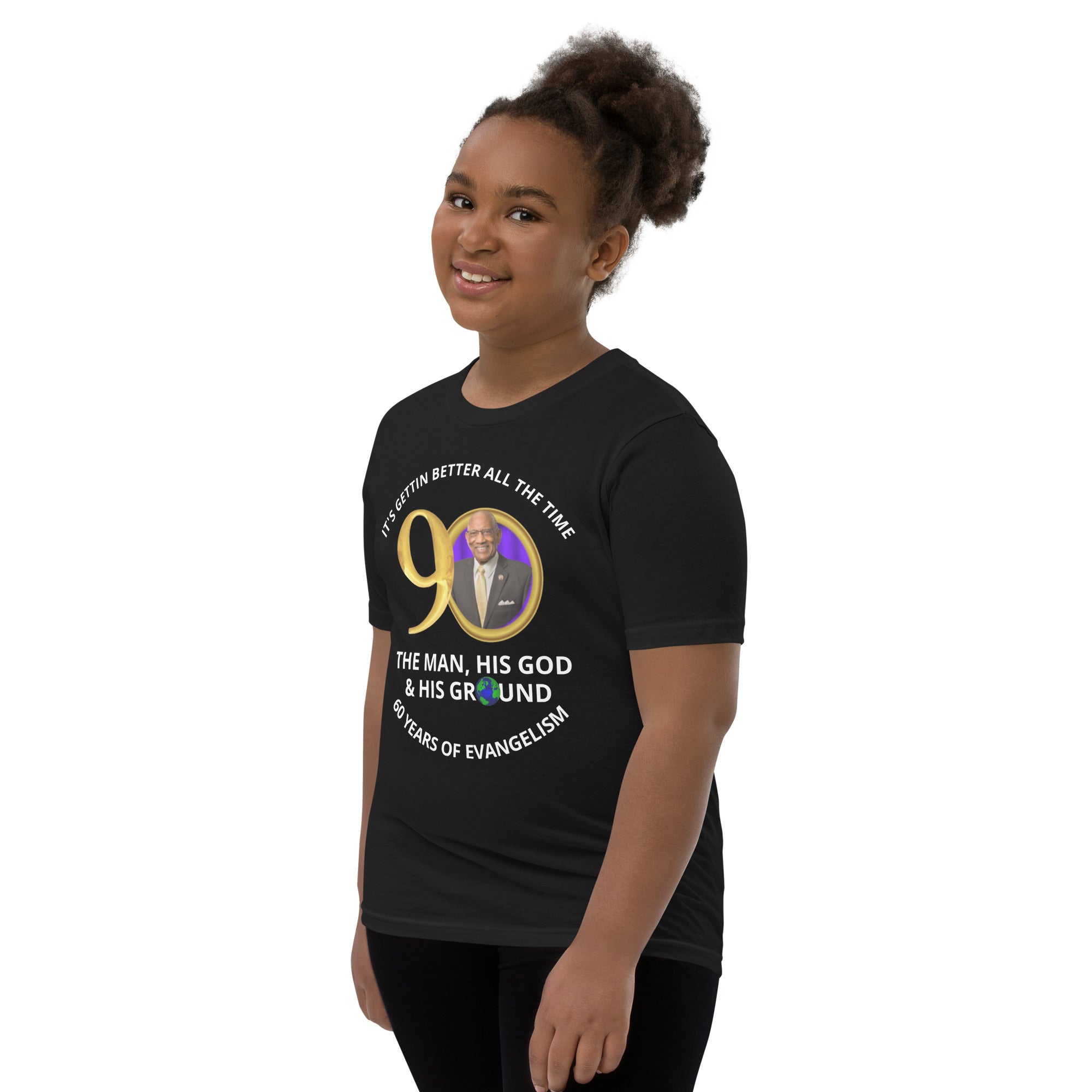 Apostle Gentle Groover's 90th Birthday Celebration (YOUTH) T-shirt